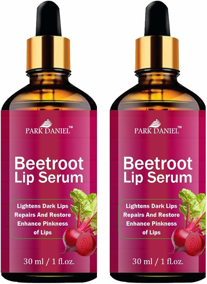Park Daniel PREMIUM BEETROOT LIP SERUM OIL- FOR SOFT AND SHINY LIPS COMBO PACK OF 2 BOTTLE, 30ML(60ML) - Image 5